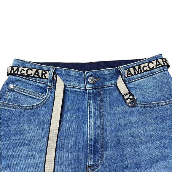 Stella McCartney Wide-Leg Logo Belted
Jeans Blue Denim - Picture 6 of 10